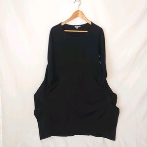 Anthropologie/Vasna BLK baggy, dress w/pockets.